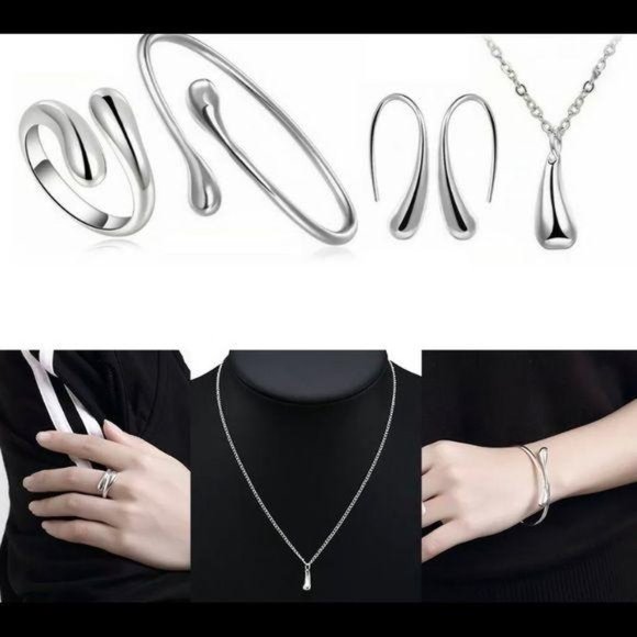 🌟 Drop Sterling Silver set - Picture 2 of 4
